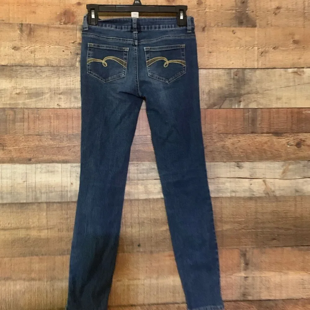 Justice Super Skinny Girls Jeans, size 14 slim‎